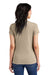 District DM130L Womens Perfect Tri Short Sleeve Crewneck T-Shirt Heather Desert Tan Model Back