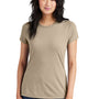 District Womens Perfect Tri Short Sleeve Crewneck T-Shirt - Heather Desert Tan