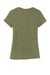 District DM130L Womens Perfect Tri Short Sleeve Crewneck T-Shirt Military Green Frost Flat Back