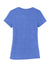 District DM130L Womens Perfect Tri Short Sleeve Crewneck T-Shirt Royal Blue Frost Flat Back