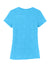 District DM130L Womens Perfect Tri Short Sleeve Crewneck T-Shirt Turquoise Blue Frost Flat Back