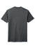 District DM130 Mens Perfect Tri Short Sleeve Crewneck T-Shirt Charcoal Grey Flat Back