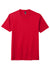 District DM130 Mens Perfect Tri Short Sleeve Crewneck T-Shirt Classic Red Flat Front