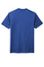 District DM130 Mens Perfect Tri Short Sleeve Crewneck T-Shirt Deep Royal Blue Flat Back