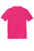 District DM130 Mens Perfect Tri Short Sleeve Crewneck T-Shirt Fuchsia Pink Frost Flat Back