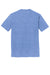 District DM130 Mens Perfect Tri Short Sleeve Crewneck T-Shirt Maritime Blue Frost Flat Back