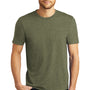 District Mens Perfect Tri Short Sleeve Crewneck T-Shirt - Military Green Frost