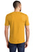 District DM130 Mens Perfect Tri Short Sleeve Crewneck T-Shirt Heather Ochre Yellow Model Back