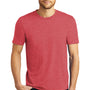 District Mens Perfect Tri Short Sleeve Crewneck T-Shirt - Red Frost