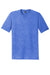 District DM130 Mens Perfect Tri Short Sleeve Crewneck T-Shirt Royal Blue Frost Flat Front