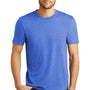 District Mens Perfect Tri Short Sleeve Crewneck T-Shirt - Royal Blue Frost