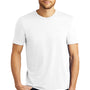 District Mens Perfect Tri Short Sleeve Crewneck T-Shirt - White