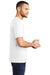 District DM130 Mens Perfect Tri Short Sleeve Crewneck T-Shirt White Model Side