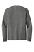 District DM132 Mens Perfect Tri Long Sleeve Crewneck T-Shirt Grey Frost Flat Back