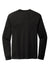 District DM132 Mens Perfect Tri Long Sleeve Crewneck T-Shirt Black Frost Flat Back