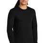 District Mens Perfect Tri Long Sleeve Crewneck T-Shirt - Black