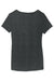 District DM1350L Womens Perfect Tri Short Sleeve V-Neck T-Shirt Black Frost Flat Back