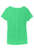 District DM1350L Womens Perfect Tri Short Sleeve V-Neck T-Shirt Green Frost Flat Back