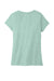 District DM1350L Womens Perfect Tri Short Sleeve V-Neck T-Shirt Heather Dusty Sage Flat Back