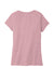 District DM1350L Womens Perfect Tri Short Sleeve V-Neck T-Shirt Heather Lavender Flat Back