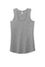 District DM138L Womens Perfect Tri Tank Top Grey Frost Flat Front