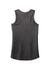 District DM138L Womens Perfect Tri Tank Top Heather Charcoal Grey Flat Back