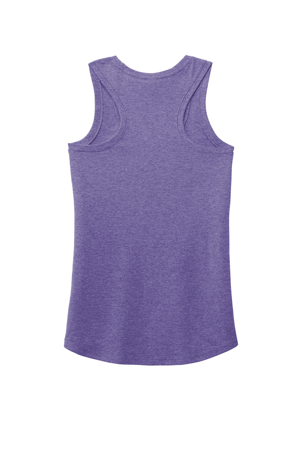 District DM138L Womens Perfect Tri Tank Top Purple Frost Flat Back