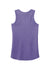 District DM138L Womens Perfect Tri Tank Top Purple Frost Flat Back