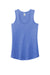 District DM138L Womens Perfect Tri Tank Top Royal Blue Frost Flat Front