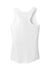 District DM138L Womens Perfect Tri Tank Top White Flat Back