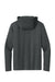 District DM139 Mens Perfect Tri Long Sleeve Hooded T-Shirt Hoodie Black Frost Flat Back