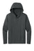 District DM139 Mens Perfect Tri Long Sleeve Hooded T-Shirt Hoodie Black Frost Flat Front