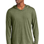 District Mens Perfect Tri Long Sleeve Hooded T-Shirt Hoodie - Military Green Frost