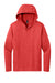 District DM139 Mens Perfect Tri Long Sleeve Hooded T-Shirt Hoodie Red Frost Flat Front