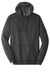 District DM391 Mens Fleece Hooded Sweatshirt Hoodie Heather Black Flat Front