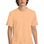 District Mens Perfect Weight Short Sleeve Crewneck T-Shirt - Apricot Orange - NEW