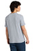 District DT104 Mens Perfect Weight Short Sleeve Crewneck T-Shirt Ash Grey Model Back