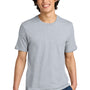 District Mens Perfect Weight Short Sleeve Crewneck T-Shirt - Ash Grey - NEW