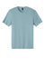 District DT104 Mens Perfect Weight Short Sleeve Crewneck T-Shirt Fog Blue Flat Front