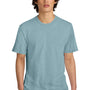 District Mens Perfect Weight Short Sleeve Crewneck T-Shirt - Fog Blue - NEW