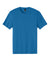 District DT104 Mens Perfect Weight Short Sleeve Crewneck T-Shirt Bright Blue Flat Front