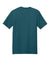 District DT104 Mens Perfect Weight Short Sleeve Crewneck T-Shirt Heather Caribbean Blue Flat Back