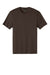 District DT104 Mens Perfect Weight Short Sleeve Crewneck T-Shirt Espresso Brown Flat Front