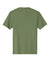 District DT104 Mens Perfect Weight Short Sleeve Crewneck T-Shirt Fresh Fatigue Green Flat Back