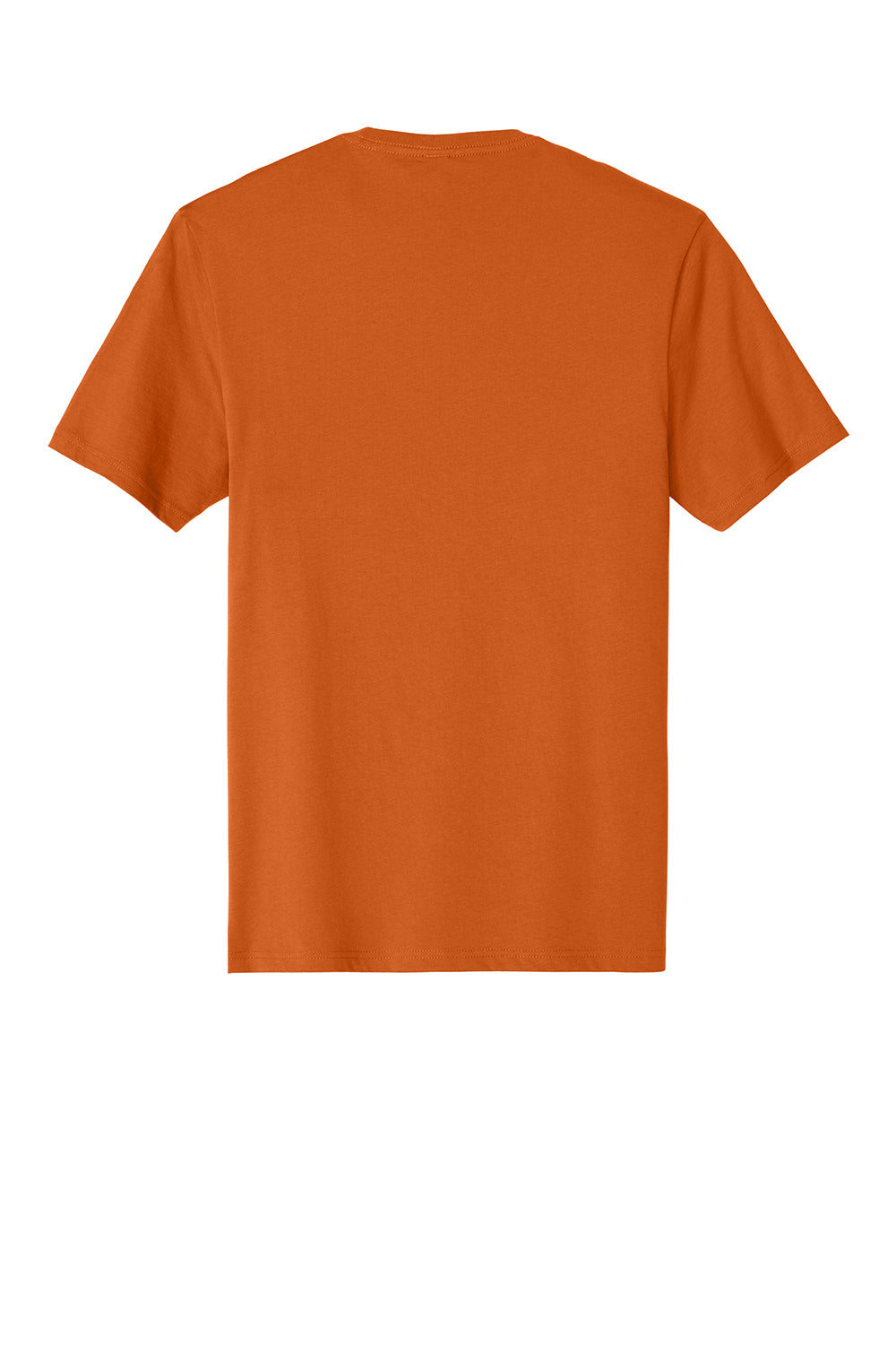 District DT104 Mens Perfect Weight Short Sleeve Crewneck T-Shirt Harvest Orange Flat Back