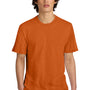 District Mens Perfect Weight Short Sleeve Crewneck T-Shirt - Harvest Orange - NEW