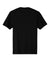 District DT104 Mens Perfect Weight Short Sleeve Crewneck T-Shirt Jet Black Flat Back