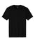 District DT104 Mens Perfect Weight Short Sleeve Crewneck T-Shirt Jet Black Flat Front