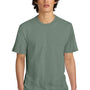 District Mens Perfect Weight Short Sleeve Crewneck T-Shirt - Laurel Green - NEW