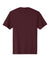 District DT104 Mens Perfect Weight Short Sleeve Crewneck T-Shirt Maroon Flat Back